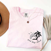 Cute Beach Vacation Summer Minimalist T-Shirt