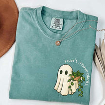 Plant Ghost Crazy Plant Lady T-Shirt
