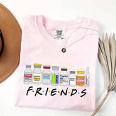 Nurse Friends Propofol CRNA Medical Critical Care T-Shirt