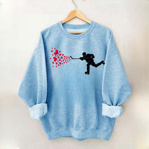 Ice Hockey Hearts Player Sweatshirt