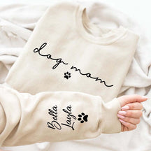 Custom Dog Mom Gift Sweatshirt