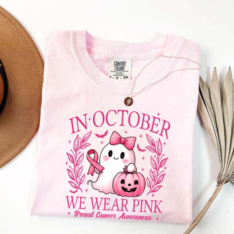 In October We Wear Pink Ghost T-Shirt