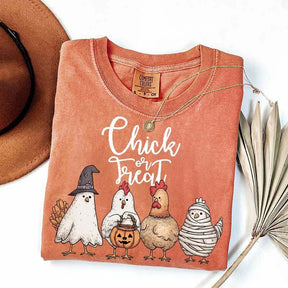 Chick Or Treat Cute Halloween T-Shirt