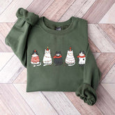 Cute Cat Christmas Lover Sweatshirt