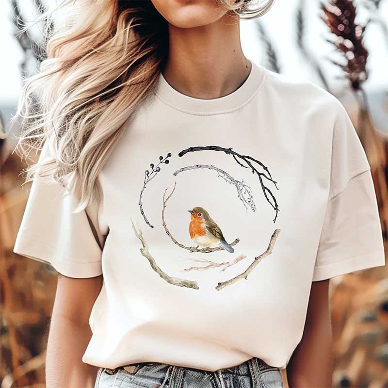 Cute Bird Peace T-Shirt