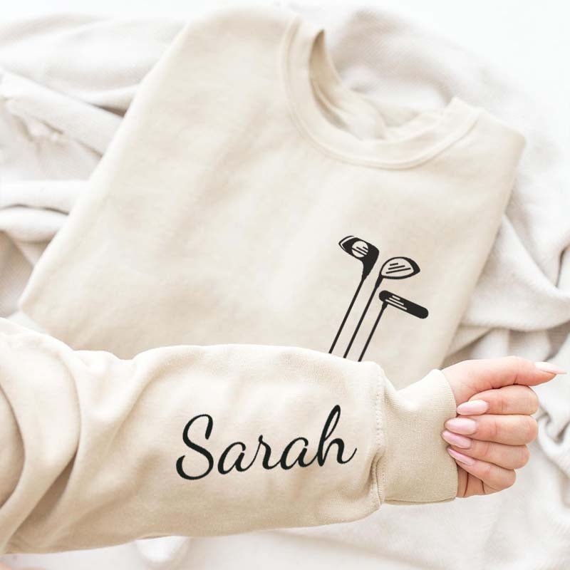Custom Name Golf Sweatshirt