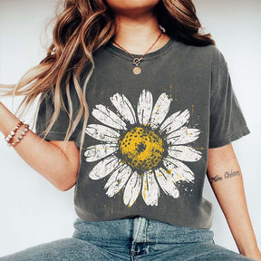 Boho Floral Daisy Graphic T-Shirt