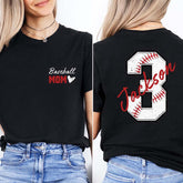 Personalized Baseball Gift for Mom T-Shirt