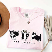 Custom Tuxedo Cat T-Shirt