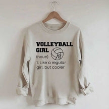 Volleyball Girl Explanation Sweatshirt