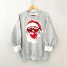 Cool Santa Bubble Gum Christmas Sweatshirt