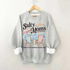 Salty Moms Beach Club Sweatshirt