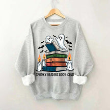 Spooky Readers Book Club Ghost Sweatshirt