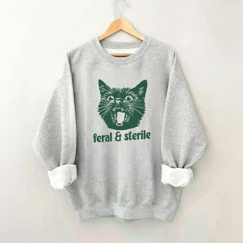 Feral and Sterile Cat Sweatshirt