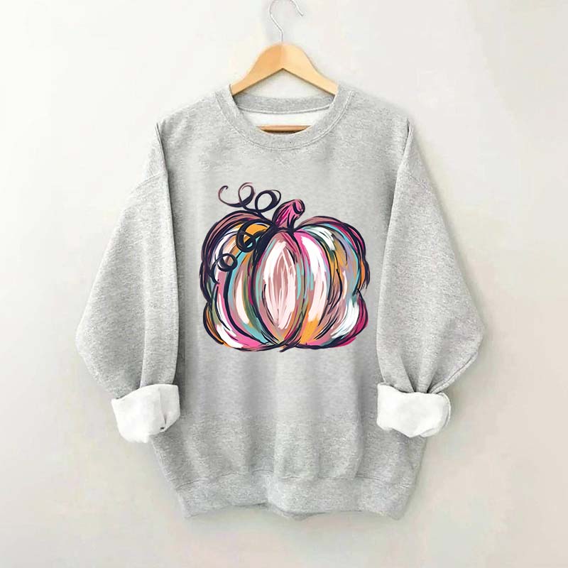 Watercolor Pumpkin Sweatshirt