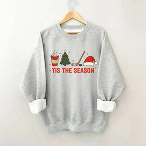 Tis The Season Hockey Christmas Sweatshirt