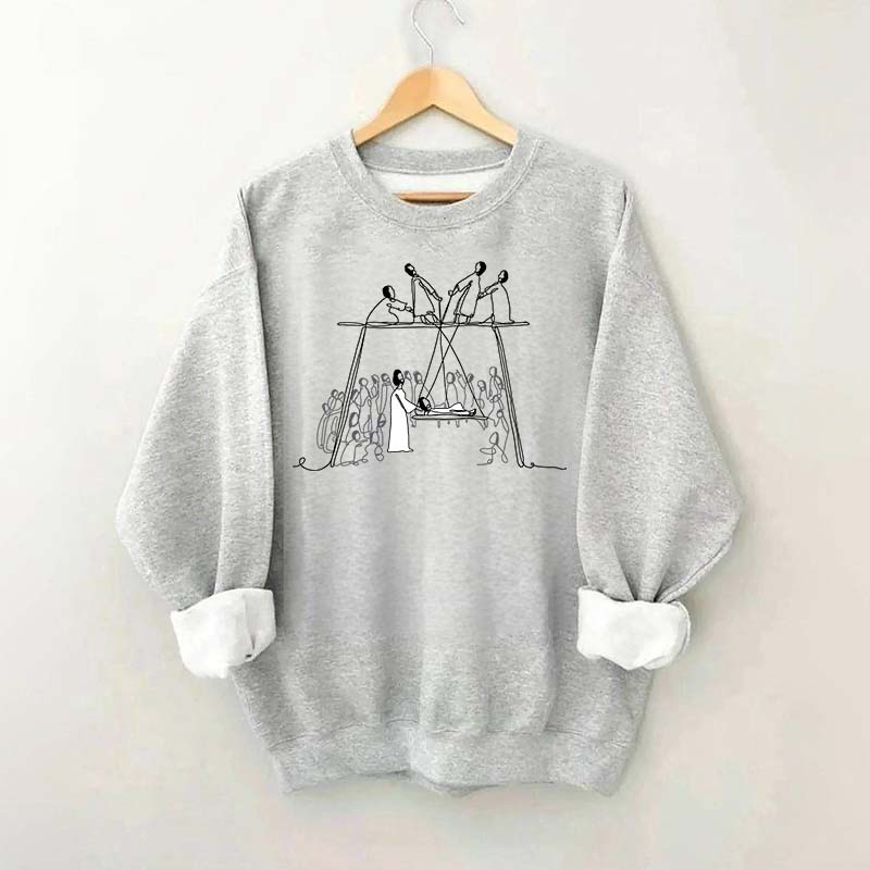 Jesus Heals The Man Of Palsy Sweatshirt