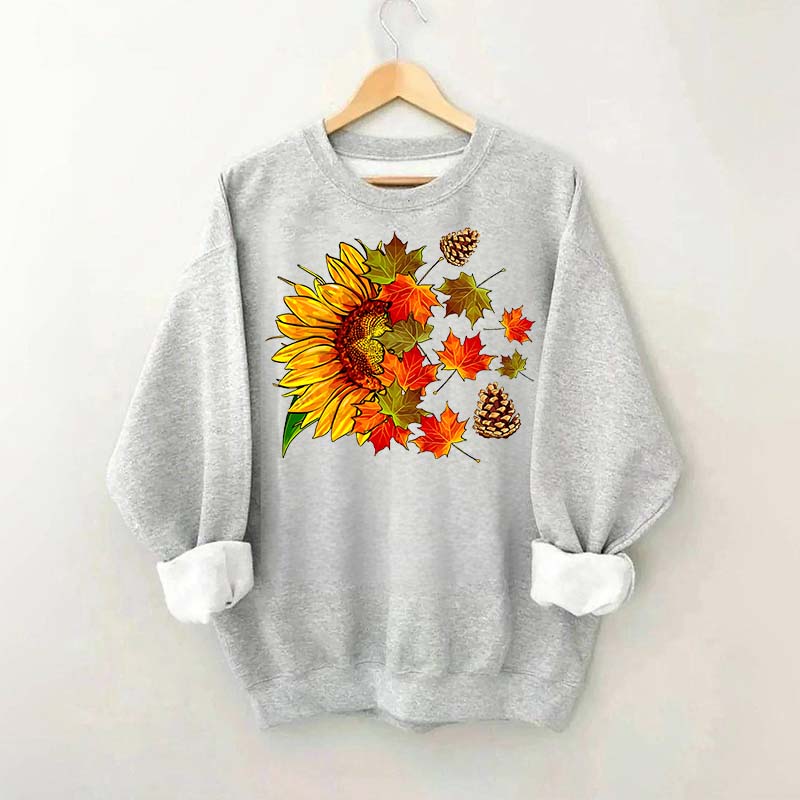 Autumn Sunflower Sweatshirt