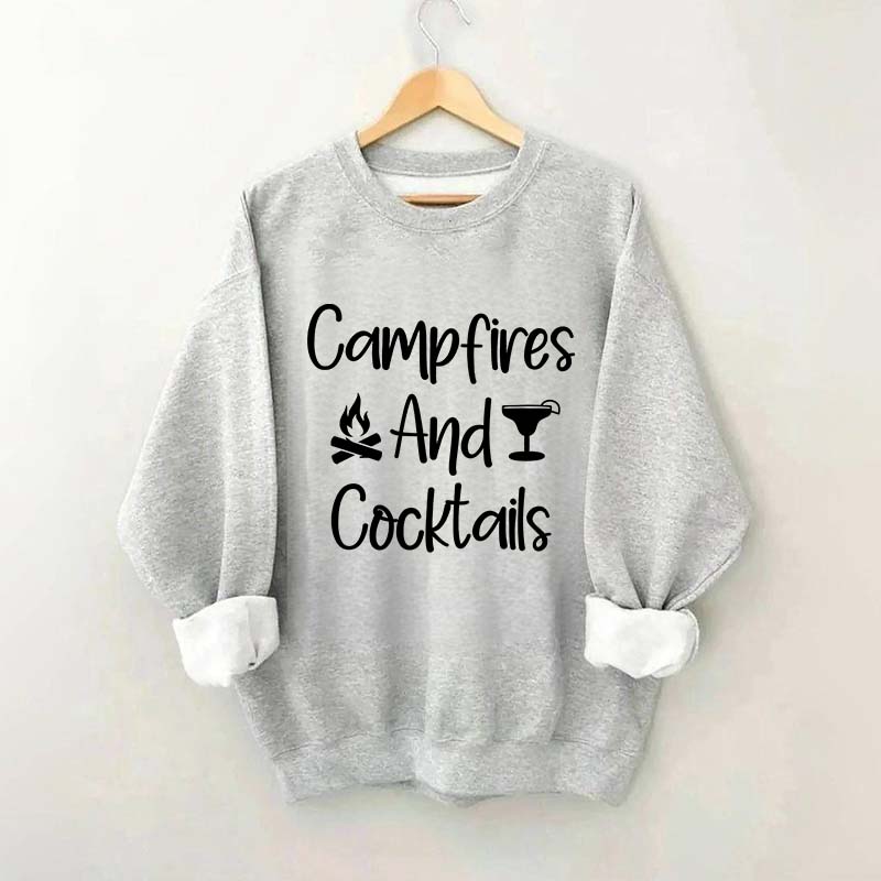 Campfires and Cocktails Sweatshirt