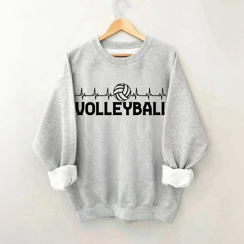 Volleyball Heartbeat Sweatshirt
