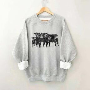 Cute Cow Western Country Love Sweatshirt