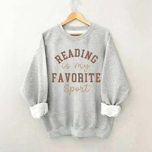 Reading Is my Favorite Sport Funny Sweatshirt