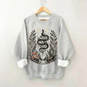 Celestial Floral Celestial Floral Snake Moon Sweatshirt