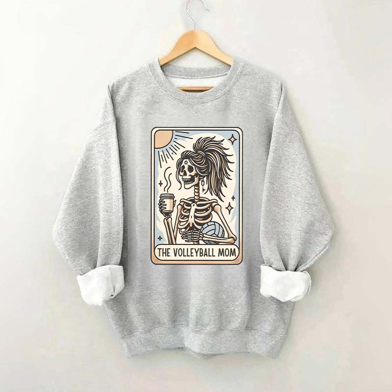 Volleyball Mom Tarot Card Sweatshirt