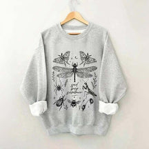 Retro Sad Bug Summer Nature Sweatshirt