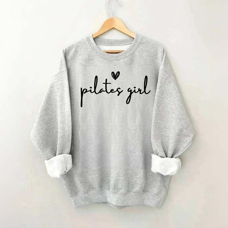 Yoga Workout Cute Pilates Girl Sweatshirt