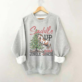 Saddle Up Your Jingle Horse Sweatshirt