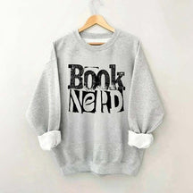 Retro Book Nerd Sweatshirt