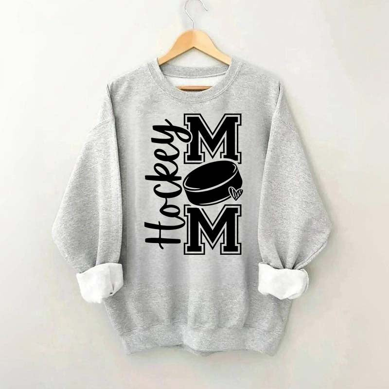 Hockey Mom Heart Simple Sweatshirt