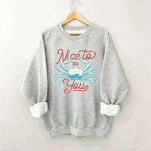 Coral Reef Nice To Sea You Sweatshirt