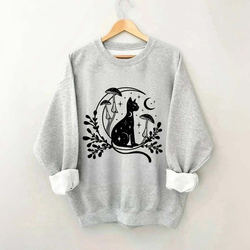 Celestial Cat Spiritual Sweatshirt