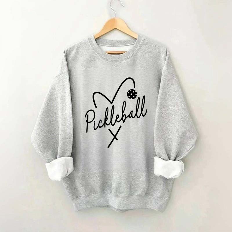 Pickleball Heart Sweatshirt
