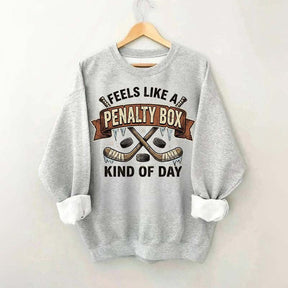 Funny Hockey Mom Festive Sports Sweatshirt