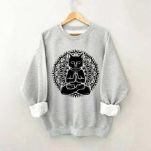 Cute Cat Yoga Namaste Sweatshirt