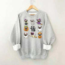 Pug Halloween Spooky Dogs Lover Sweatshirt