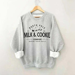 North Pole Milk and Cookie Co Sweatshirt