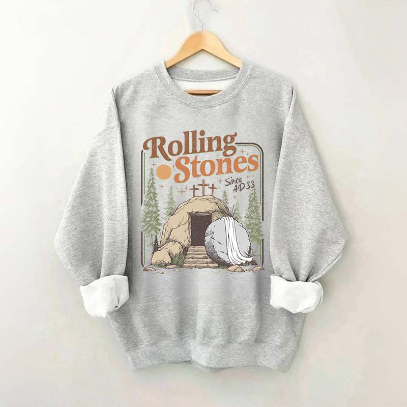 Comfort Colors Rolling Stones Easter Sweatshirt