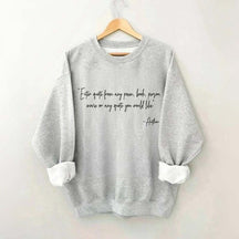 Custom Quote Favorite Author Sweatshirt