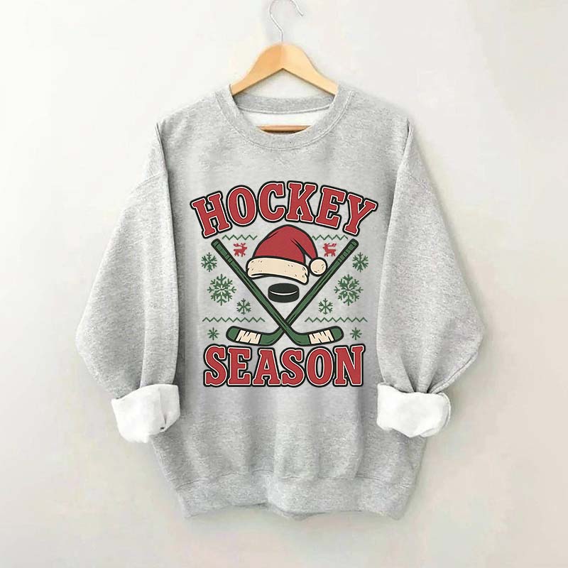 Christmas Hockey Sweatshirt