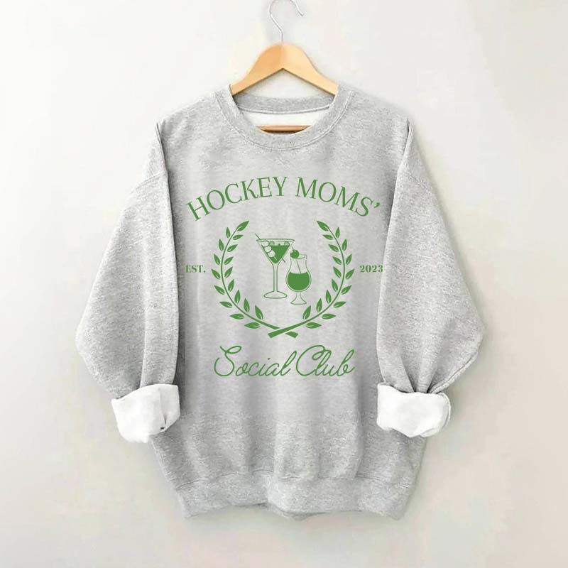 Personalized Hockey Moms Club Sweatshirt
