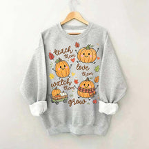 Teach Them Pumpkins Cute Sweatshirt