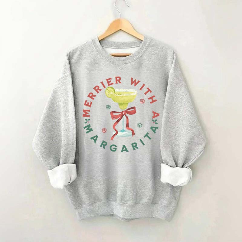Christmas Margarita Xmas Cocktail Sweatshirt