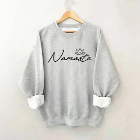 Namaste Yoga Meditation Flower Sweatshirt