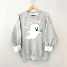 Ghost Books Reader Booooks Cute Sweatshirt