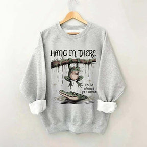 Sassy Frog Hang In There Sweatshirt