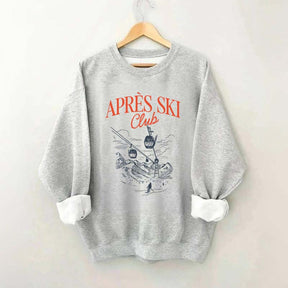 Retro Ski Lodge Sweatshirt